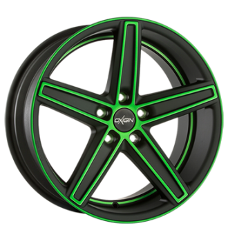 Oxigin, 18 Concave, 9x20 ET32 5x120 76,9, neon green polish matt
