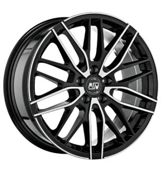 MSW, 72, 7x17 ET40 5x110 65,06, gloss black full polished