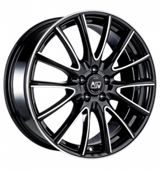 MSW, 86, 7,5x17 ET37 4x108 63,4, gloss black full polished