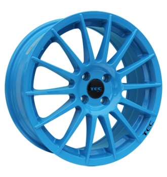 TEC Speedwheels, AS2, 7x17 ET42 4x100 64, smurf light blue