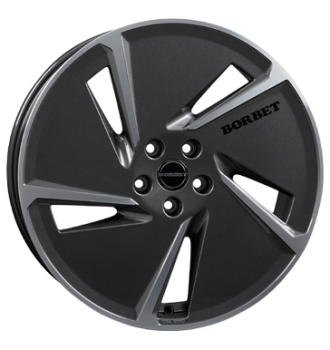 Borbet, AE, 7,5x20 ET50 5x114,3 72,5, mistral anthracite polished glossy