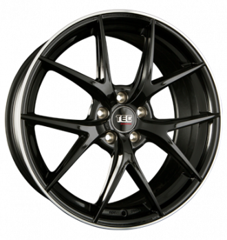TEC Speedwheels, GT 6, 8,5x20 ET45 5x108 63,4, schwarz Hornpoliert