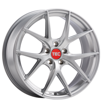 TEC Speedwheels, GT 6 Evo, 8,5x20 ET40 5x114,3 72,5, bright-silver