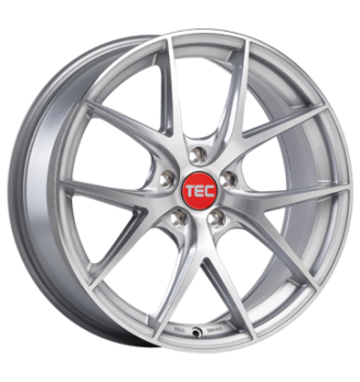TEC Speedwheels, GT 6 Evo, 8x19 ET40 5x114,3 72,5, silver-polished