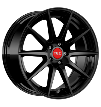 TEC Speedwheels, GT 7, 8,5x19 ET25 5x112 72,5, schwarz glänzend