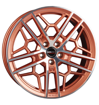 Borbet, GTY, 8,5x19 ET45 5x112 72,5, copper polished glossy