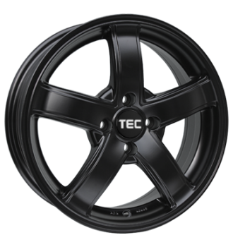 TEC Speedwheels, AS1, 6,5x16 ET25 4x108 65,1, schwarz seidenmatt