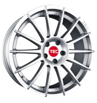 TEC Speedwheels, AS2, 8x18 ET45 4x108 63,4, kristall-silber