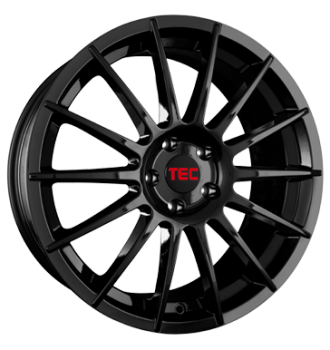 TEC Speedwheels, AS2, 7x17 ET25 4x108 65,1, glossy black