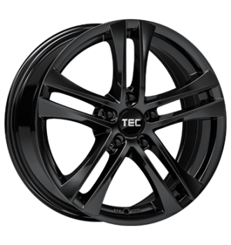 TEC Speedwheels, AS4, 8x18 ET30 5x120 72,6, schwarz-glanz