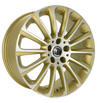 Diewe Wheels, Turbina, 8,5x19 ET35 5x112 66,6, gold machined