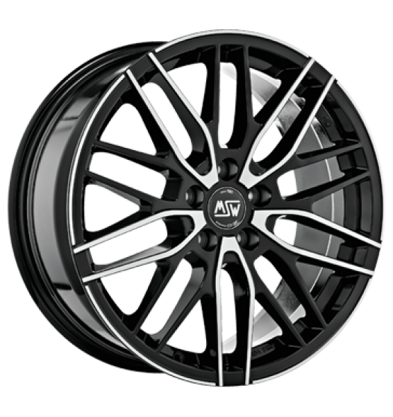 MSW, 72, 7x17 ET29 5x120 72,56, gloss black full polished